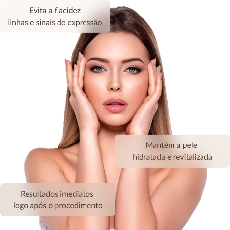 Preencheimento facial evita a flacidez