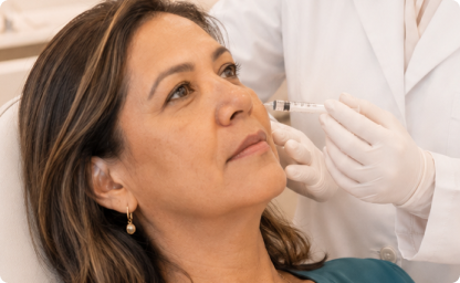 Botox no rosto feito pela Alciara Lima dermatologista